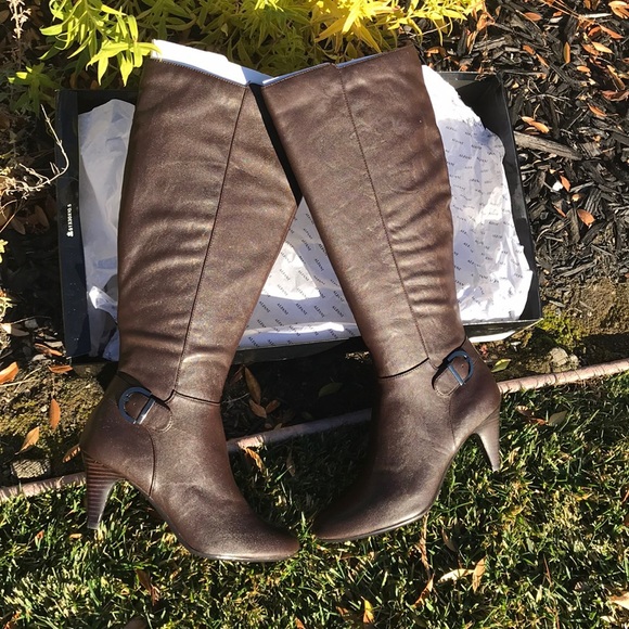 Alfani Shoes - HP🌈NIB brown heeled boots